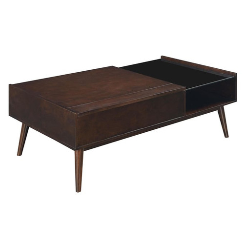 Picket House Morgan Espresso Wood Lift Top Coffee Table