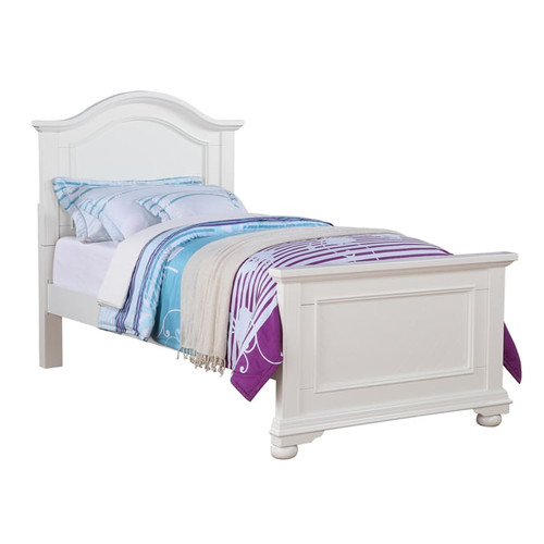 Picket House Addison White Wood 2pc Panel Bedroom Set with Panel Beds