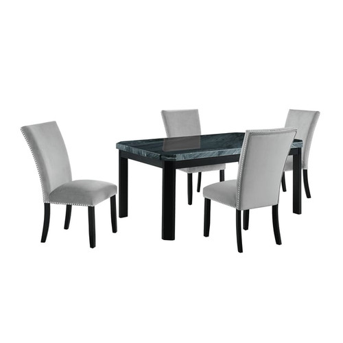 Picket House Celine Grey Rectangular 5pc Dining Set