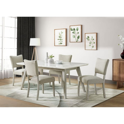 Picket House Kean White 5pc Dining Set