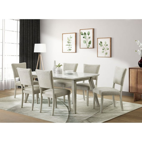 Picket House Kean White 7pc Dining Set