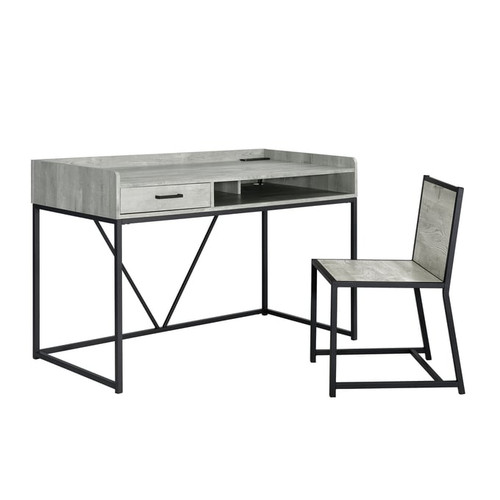 Picket House Valley Grey Desk With Chair