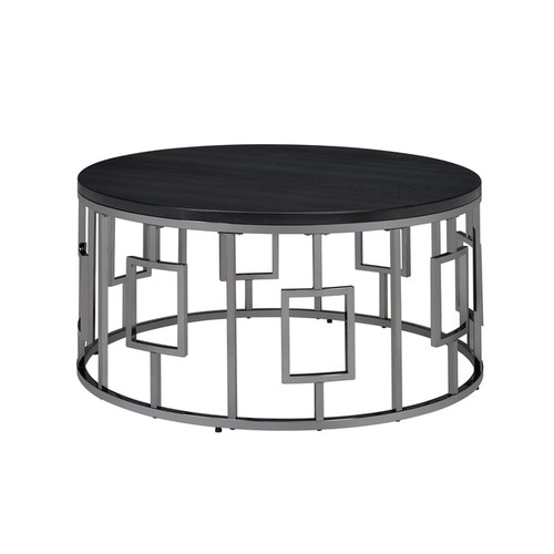 Picket House Kendall Chrome Black Coffee Table
