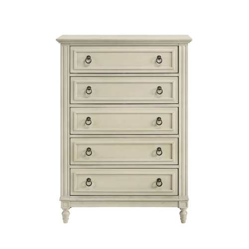 Picket House Gia White 5 Drawer Chest