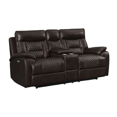 Picket House Campo Brown Power Motion Loveseat