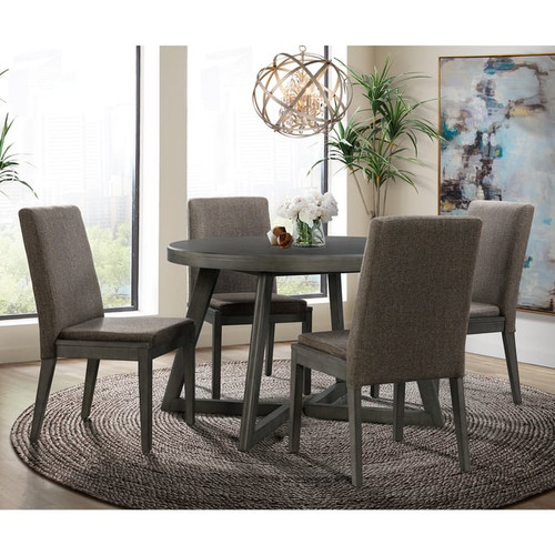 Picket House Hudson Gray Round Dining Table