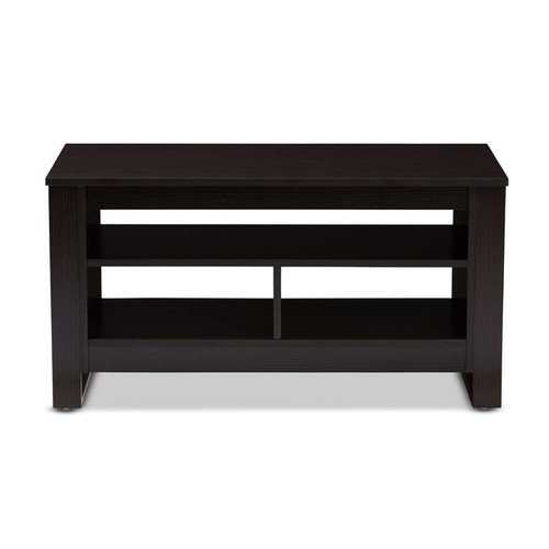 Baxton Studio Nerissa Wenge Dark Brown Rectangle Coffee Table