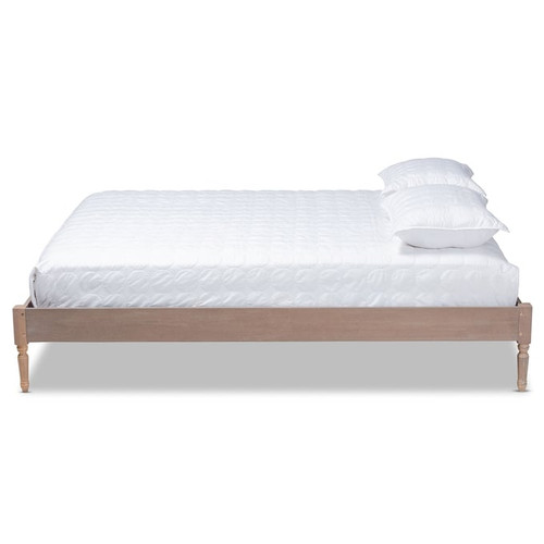 Baxton Studio Colette Wood Platform Bed Frames