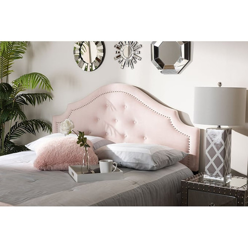 Baxton Studio Cora Velvet Upholstered Headboards