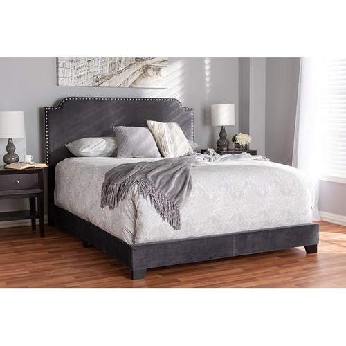 Baxton Studio Darcy Velvet Upholstered Beds