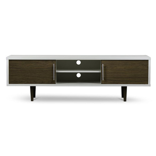 Baxton Studio Gemini Walnut Wood TV Stand