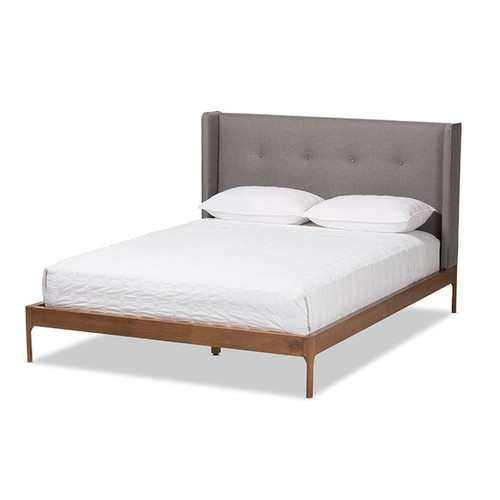 Baxton Studio Brooklyn Fabric Platform Beds