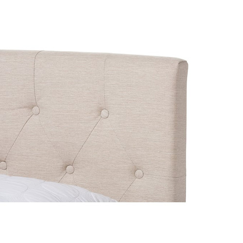 Baxton Studio Cassandra Fabric Upholstered Beds