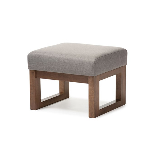 Baxton Studio Yashiya Fabric Upholstered Ottoman Stools