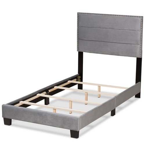 Baxton Studio Tamira Black Panel Beds