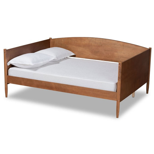 Baxton Studio Veles Ash Walnut Wood Full Daybed