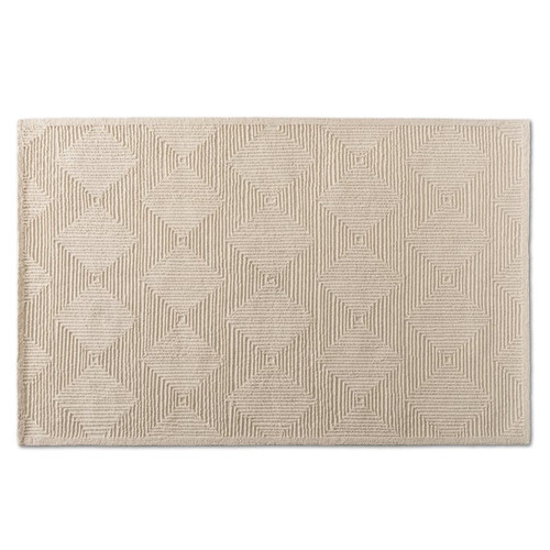 Baxton Studio Sovanna Ivory Wool Area Rug