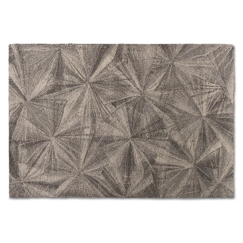 Baxton Studio Barret Grey Wool Hand Tufted Area Rug