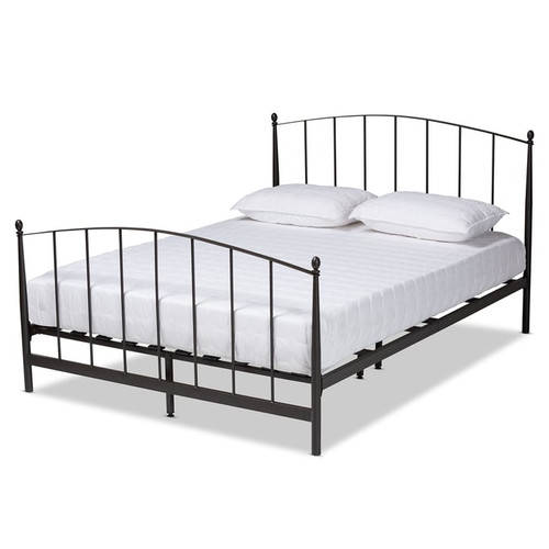 Baxton Studio Lana Black Metal Poster Beds