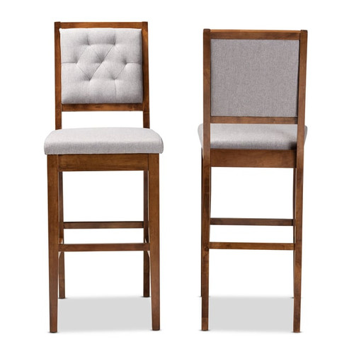 2 Baxton Studio Gideon Bar Stools