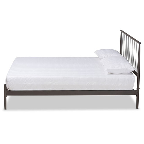 Baxton Studio Samir Black Bronze Metal Full Platform Bed