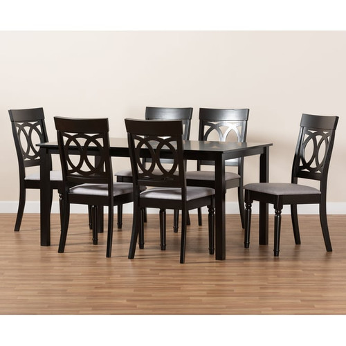 Baxton Studio Lucie 7pc Dining Sets