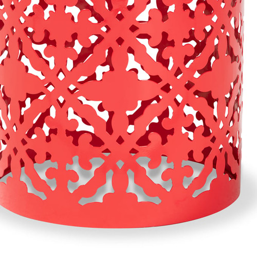 Baxton Studio Jamila Red Outdoor Side Tables
