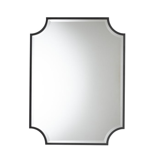 Baxton Studio Parcenet Black Accent Wall Mirror