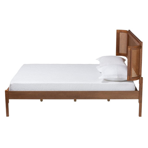 Baxton Studio Eridian Natural Brown Platform Beds