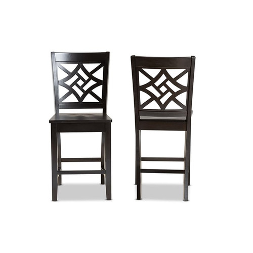 2 Baxton Studio Nicolette Counter Stools