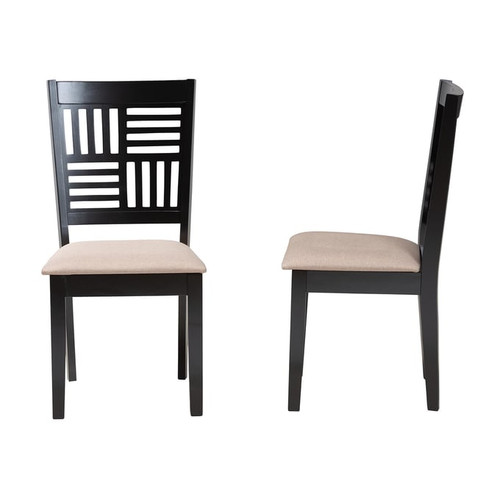 2 Baxton Studio Deanna Dining Chairs