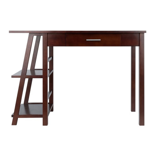 Winsome Aldric Walnut Wood Writing Desk