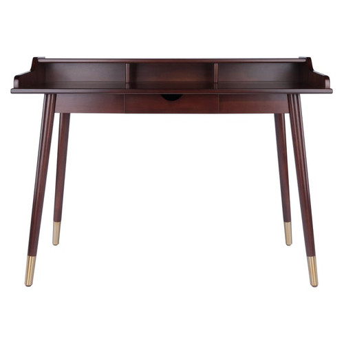 Winsome Sonja Walnut Wood Writing Desk