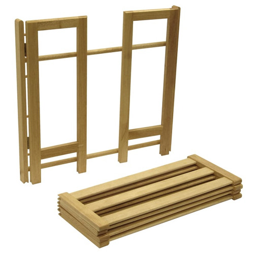Winsome Clifford Natural 4 Tier Stackable Shoe Rack