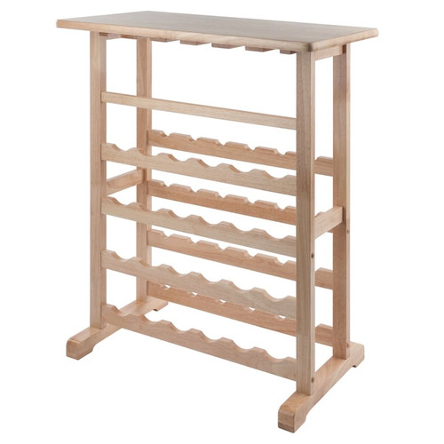 Winsome Vinny Natural Wood Wine Racks