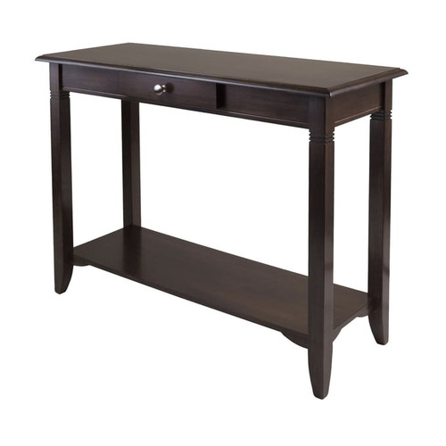 Winsome Nolan Cappuccino Wood Console Table