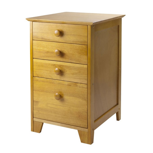 Winsome Studio Honey Wood File Cabinet