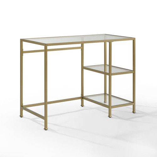 Crosley Aimee Soft Gold Vanity Desk