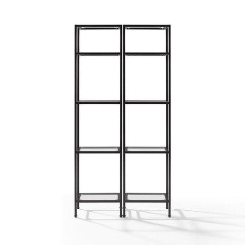 Crosley Aimee 2pc Narrow Etagere Sets