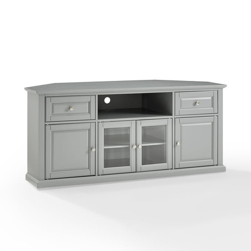 Crosley Legacy Gray Corner TV Stand