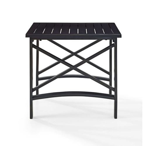 Crosley Kaplan Oil Rubbed Bronze Outdoor Side Table