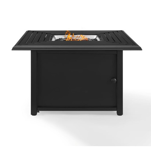 Crosley Dante Black Outdoor Fire Pit Table