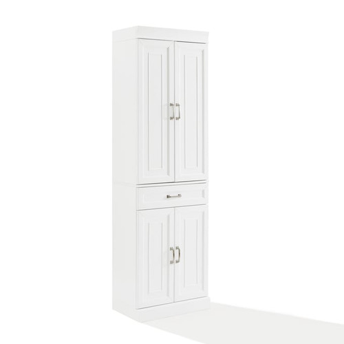 Crosley Stanton White Kitchen Storage Pantry Cabinet