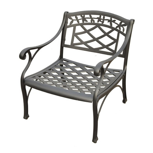 Crosley Sedona Black Outdoor Lounge Chair
