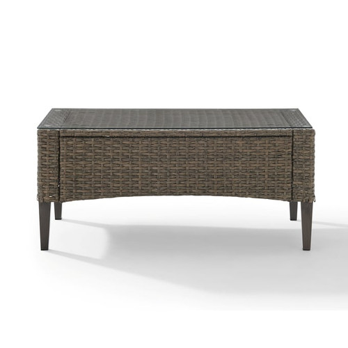 Crosley Rockport Light Brown Oatmeal Outdoor Coffee Table