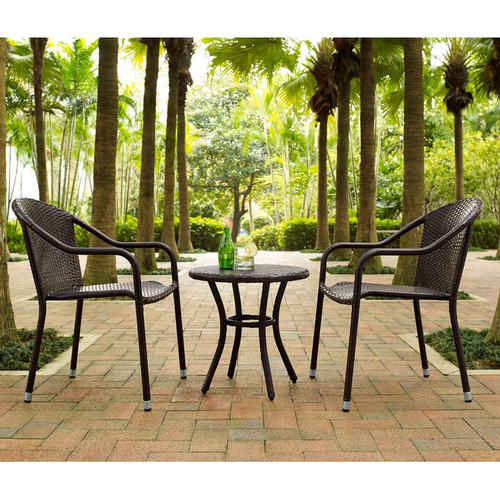 Crosley Palm Harbor 3pc Outdoor Seating Sets