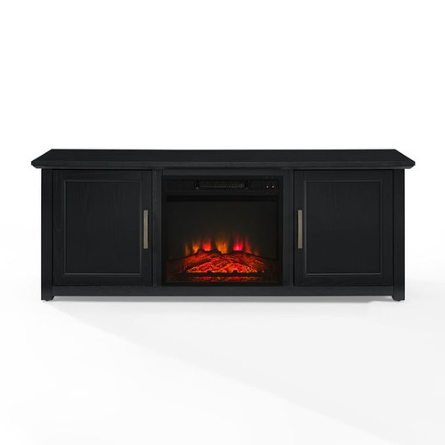Crosley Camden 58 Inch Low Profile TV Stands with Fireplace