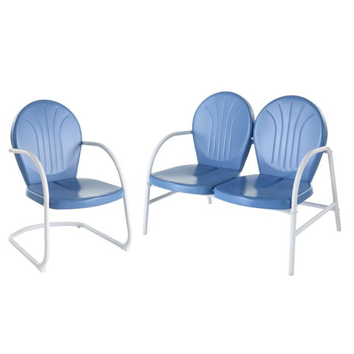 Crosley Griffith Metal 2pc Outdoor Conversation Sets