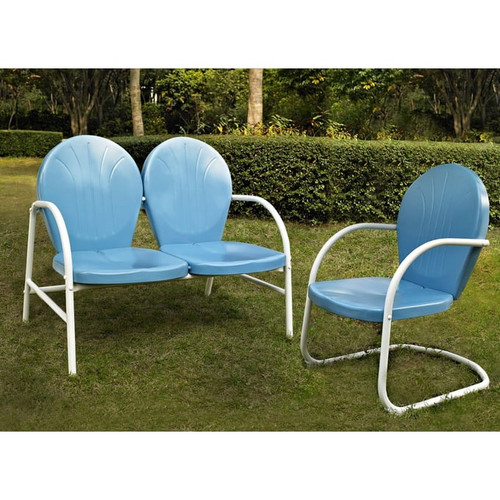 Crosley Griffith Metal 2pc Outdoor Conversation Sets