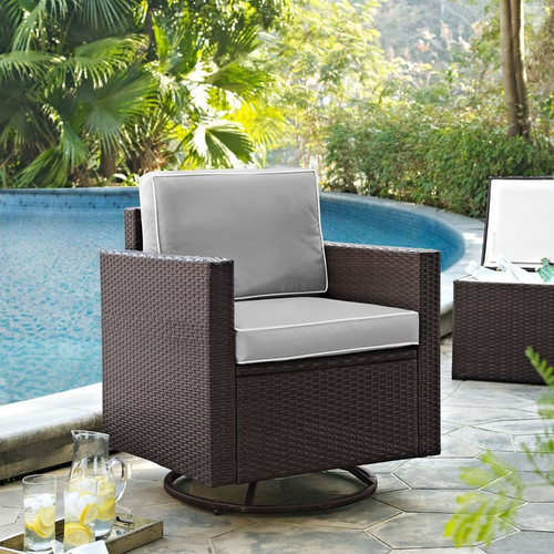 Crosley Palm Harbor Outdoor Swivel Rocker Chairs